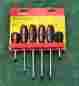 92050b Great Neck 6pc Screw Driver Set Carbon Steel Shaft Nos