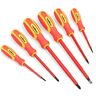 93759 Milwaukee Cushion Grip Handle Black Finish Blade Insulated Screwdriver Set