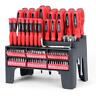 94266 Horusdy Magnetic Screwdriver Set With Plastic Full Size Red