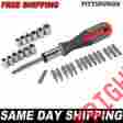 7923634 94779 Pittsburgh New 34 Pc Ratcheting Screwdriver Set Same Day Shipping 792363947794