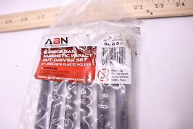 Abn6217 Abn Magnetic Impact Nut Driver Tool Set 6inch Long Shank