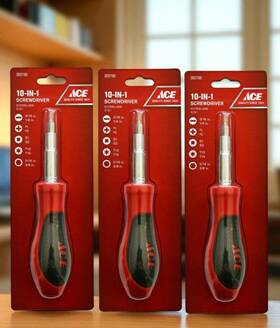 Cmsds-2205 Ace 2037195 3 Packs 10 In 1 Multi Bit Screwdriver Sku Mfr