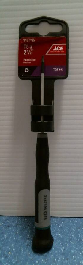 2167195 Ace 22816 T5 X 2-1/2 Inch Torx Precision Screwdriver Fs