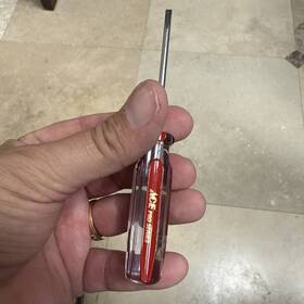 24834 Ace Pro Series Slotted Screwdriver 1/8 Inch X 2.5 W Pocket Clip