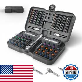Acemining B0gf1nvnyj 100 In 1 Precision Ratchet Screwdriver Set Magnetic Bit