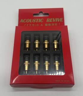Sip8q Acoustic Revive New - Anti-vibration Plugs For Rca Inputs Pack Of 8