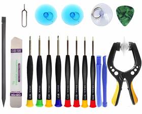 Aebor 734914250151 Upgraded 18 Pcs Phone Screen Repair Kit Suction Cup Pliers Opening Ki