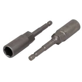 B07hp22ywm Aexit 13mm Hex Deep Socket 1/4 Inch Shank 100mm Metal Nut Driver Wrench 2pcs