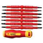 Agptek Insulated Electrical Screwdriver Phillips And Flat Double Head Precision 700697021011