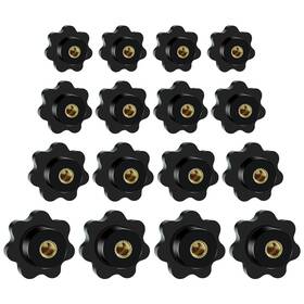 7star-knurled-knob-bl-16p Aifeier Et 16 Pcs Knurled Thread Clamping Knob Plum 7 M4 M6 M8 M10 Black 7star-knurled-knob-bl-16p Aifeier Et 16 Pcs Knurled Thread Clamping Knob Plum 7 M4 M6 M8 M10 Black
