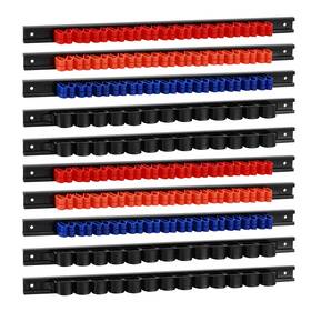 Ar065 Airtoon 10 Pcs Screwdriver And Wrench Organizer Plastic Rail Hanger With Clips