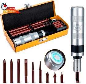 Akm 313051012077 3/8 Inch Hand Manual Reversible Impact Driver Set Extractor Screwdriver S