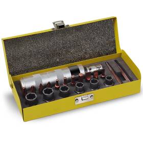 Akm 658359121879 3/8 Hand Manual Reversible Impact Driver Master Screw And Bolt Extractor Set-