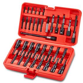 Akm Tool 606727973186 35pcs Magnetic Nut Driver Set For Impact Drill 1/4 Inch Quick-ch