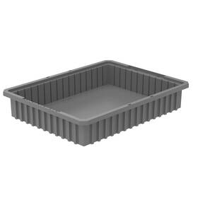 33224grey Akro-mils 33224 Akro-grid Plastic Slotted Dividable Modu Box Stackable Grid Storage Tot