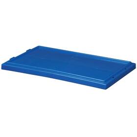 35181blue Akro-mils 35181 Lid For 35180 And 35185 Plastic Stack Storage Tote Blue 6-pack