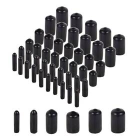 Amy-22 Aleric Rubber End Caps - 60pcs Flexible Screw Thread Protector Covers