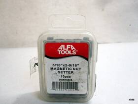 Hsn15935 Alfa Tools 5/16 Inch By 2-9/16 Magnetic Nut-setter 10 Pack