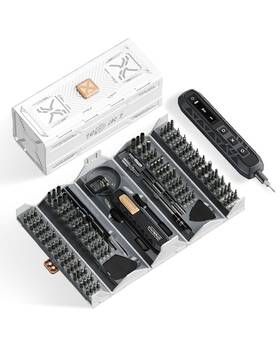 Alivgood 707713569274 Electric Screwdriver Kit 181 In 1 Mini Precision Set With 162 Magnet