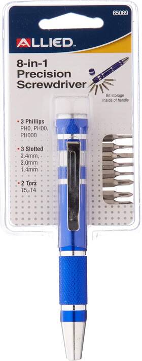 65069 Allied 8-in-1 Precision Screwdriver