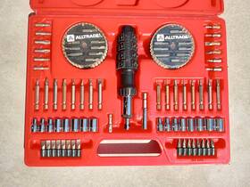 320088 Altrade 83 Pc. Ratchet And Multi-piece Bit Set In Case See Pictures-complete
