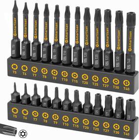 Am924 Amartisan Torx Bit Set 24 Piece S2 Steel