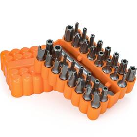 American Mutt Tools 850032520287 33pc Security Bit Set Includes Torx Metric And Sae Hex Torq Spa