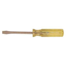 Ampco Non-sparking Slotted Screwdriver 3/16 In Round S-37