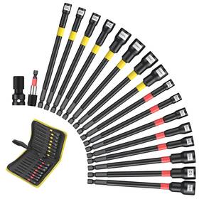 Avl021avlukfba Amtovl 18-piece Magnetic Nut Driver Set - Metric And Sae Long Shank Bits With Extensio