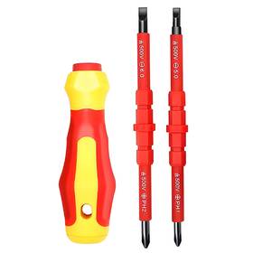 20241015 Amusediy Insulated Screwdriver Set For Electricians Ergonomic Handle Magnetized