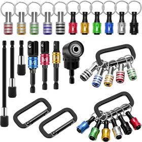 Anglekai 711181116861 18pcs Bit Holder Cool Gadgets 11p Drill Keychain/ 3p Impact