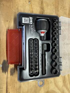 No.307-s1 Annex Tool Anex Minista 72 Ratchet Driver Multi-set With Case No. 307-s1