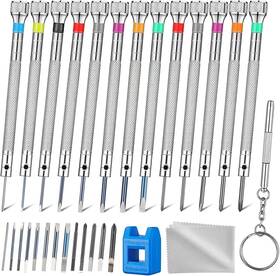 Aomisiv 635403297858 13pcs Screwdriver Watch Precision Set Repair Tool Jewelry Kit Micro Mini Eyeglas