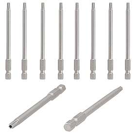 Aopin 785387250704 T25 With Hole Torx Head Screwdriver Tamper Proof 1/4 Inch Hex Handle S2 Steel Ma