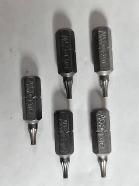 440-tx07 Apex Set Of 5 1/4 Inch Hex Insert Drive Torx Screwdriver Bits