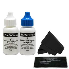 Arcticlean2 Arctic Silver Acn-60ml-mf Arcticlean 60ml Kit 30ml Arcticlean1 And Microfiber 7 X 6