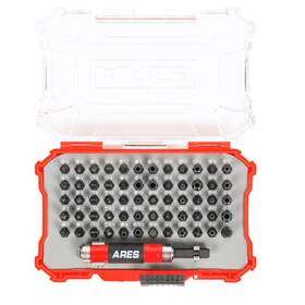 Ares 840129908975 31015-61-piece Security Bit Set With Extendable Sliding Holder - Tamper R