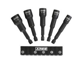 Fba-70028 Ares 70028-5-piece Sae Impact Magnetic Nut Driver Set - 2 1/2-inch Grade Nu