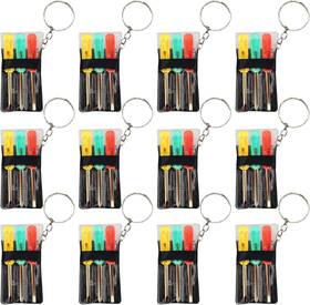 Ac-500 Artcreativity Mini Screwdriver Set With Keychain 12 Pack Red Yellow Green