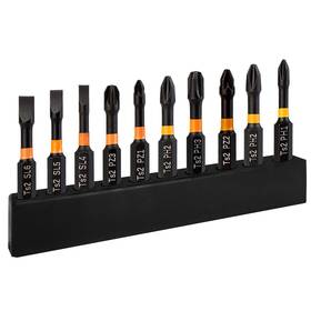 Gt-4044-us Aseboy Magnetic Drill Bits - 10 Pack Mixed Screwdriver Bit Set With S2