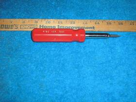 70120 At&g Co Inc Vintage Made In Usa Red 4 1 Phillips And Flathead Screwdriver #70120