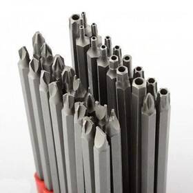 Ate Pro. Usa 789611021085 6 Inch Long Hex Security Bit Tool Set Torx Tamper Proof Screwdriver Pz Driver Pozi