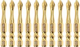 02608001 Autotoolhome 2 Inch Titanium Coated Magnetic Ph2 Anti Slip Screwdriver Bits