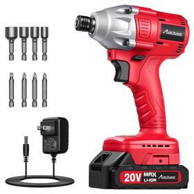 Acis181 Avid Power 20v Brushless 1/4ftft Impact Driver Kit 2220in-lbs High Torque 2-speed Mode