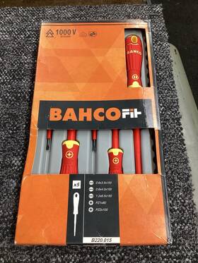 Bah220015 Bahco B220.015 Bahcofit Insulated Screwdriver Set 1000v Spain