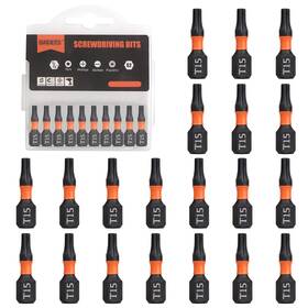 Bd220058 Baidets Pro T15 Bit Assortment - Screwdriver Bits Set 20pcs 25mm Length Torx Screwd