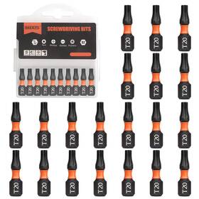 Bd220059 Baidets Pro T20 Bit Assortment - Screwdriver Bits Set 20pcs 25mm Length Torx Screwd