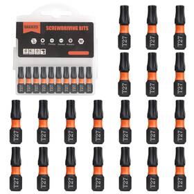 Bd220061 Baidets Pro T27 Bit Assortment - Screwdriver Bits Set 20pcs 25mm Length Torx Screwd