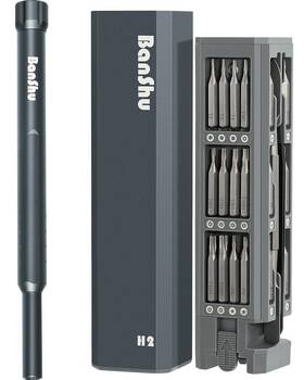 Banshu 765183855280 Small Screwdriver Set 46 In 1 Mini With Case Tiny To