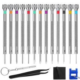 Bebeepoo 799793958420 13pcs Professional Watch Screwdriver Set Micro Precision Mic